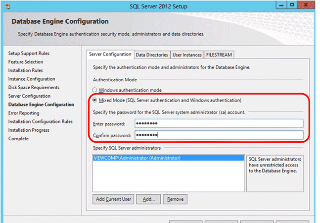 How To Set Up a SQL Express Database for Horizon View -- Virtualization  Review