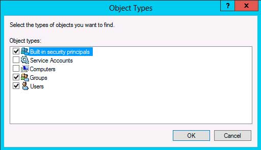Make sure you remember to add Computer Accounts to the list of object types you look for.
