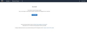 It only takes about a minute to create the Amazon Connect instance.
