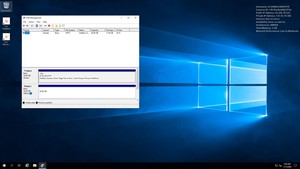 This is the Windows Disk Management Console.