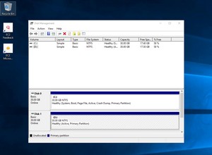 The disk is now online and ready for use.