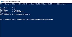 The Get-EC2Instance cmdlet returns a list of EC2 virtual machine instances.
