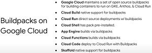Buildpacks and Other Google Cloud Services