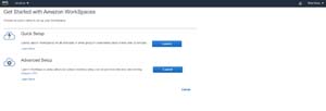 Click the Launch button associated with Advanced Setup.