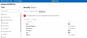 Secure Core Server Extension in Windows Admin Center