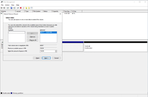  Figure 6: Windows has a 30 GB volume and 10 GB of unallocated space.