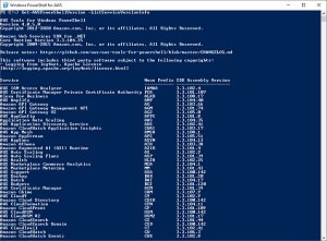Figure 2: This is how you can check to see which AWS services your deployment currently supports.