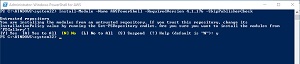 Figure 3:This is how you update the AWS Tools for PowerShell on a Windows system.