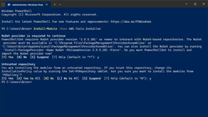 Figure 1: The AWS Tools for PowerShell have been installed.