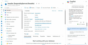 Copilot helping to optimize a T-SQL query to reduce CPU utilization