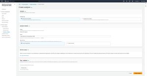 Figure 1: Select the External Access Analysis option.