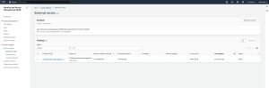 Figure 2: The findings are listed on the External Access tab.