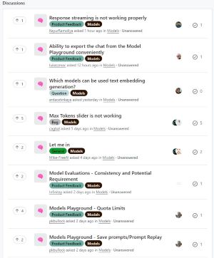 Feedback Discussions
