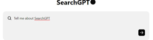 Tell me about SearchGPT