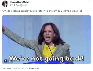 'We're Not Going Back!'