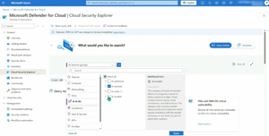 Cloud Security Explorer in Defender for Cloud for AI & ML Deployments (courtesy of Microsoft)