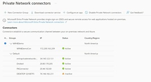 Private Network Connectors