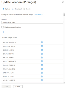 IP Address Ranges in the AiTM Feed