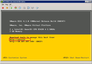 ESXi host has correctly resolved its name