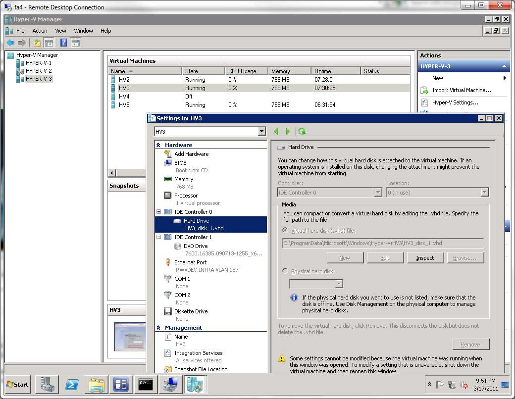 Configuring virtual machines in Hyper-V to use DAS can save costs and increase performance for small environments.