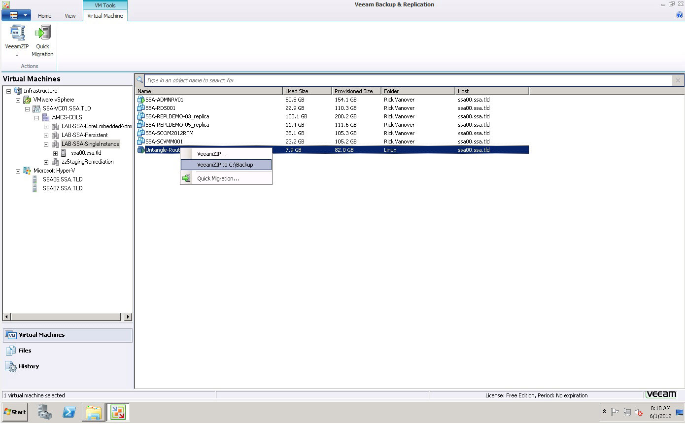 Veeam's new compression tool for saving space virtually.