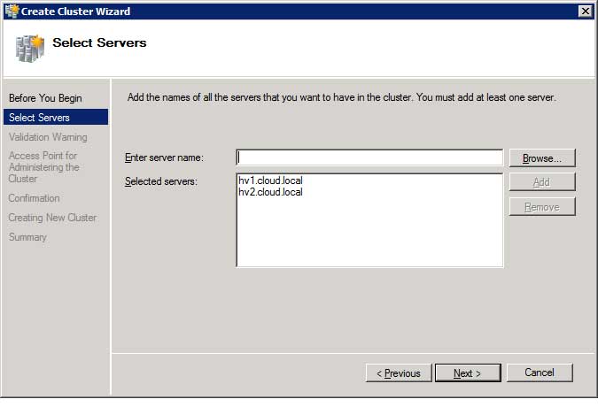Setting up a cluster in Windows Server 2008/2008 R2 is much easier than in earlier versions.