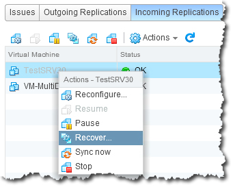vSphere Replication allows for policy-driven protection of a VM, as the configuration of a VM's replication is attached as a property of the of the VM itself.