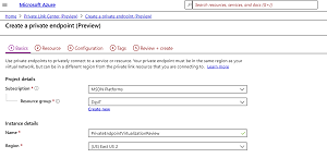 Private Endpoint using Private Link