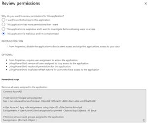 Reviewing Permissions for an App