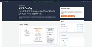 Figure 1:If this is the first time you have used AWS Config, there is a one click setup option.