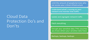 Cloud Data Protection Do's and Don'ts