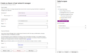 Create an Azure virtual network manager