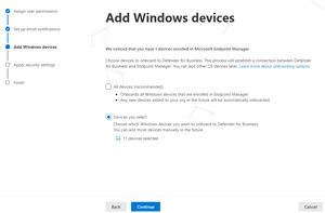 Adding Windows Devices to MDB