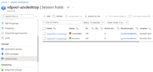 Azure Virtual Desktop Session Hosts