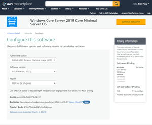 These are the initial configuration options for a Server Core deployment.
