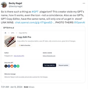 GPT Plagiarism?