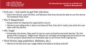 BYOD Stakeholders