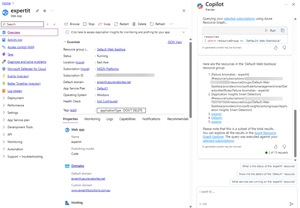 Navigating to a resource with Copilot