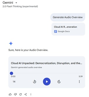 Audio Overview