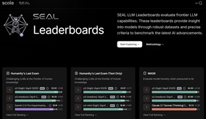 Scale SEAL Leaderboard