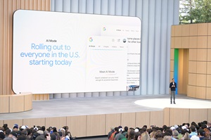  CEO Sundar Pichai Introduces the Rollout of AI Mode