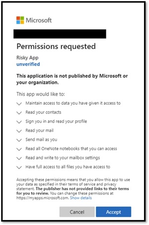 OAuth Permissions Request