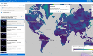 Microsoft Planetary Computer Pro Explorer