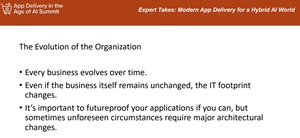 The Evolution of the Organization