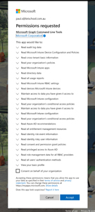 Zero Trust Assessment - Permissions Requested