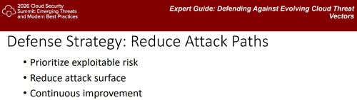 Defense Strategy: Reduce Attack Paths
