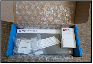 Pi 500+ kit components