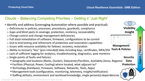 Clouds - Balancing Competing Priorities - Getting it 'Just Right'