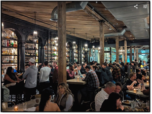 A busy restaurant in downtown Salt Lake City