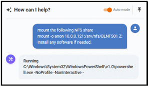 Windows NFS mount command